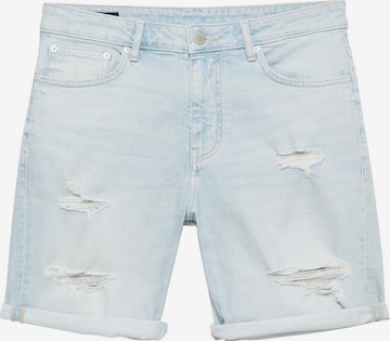 Pull&Bearregular Traperice - plava boja: prednji dio
