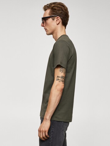 MANGO MAN Shirt 'CHERLO' in Groen