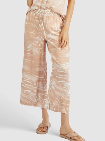 MARC AUREL Loose fit Pants in Beige: front