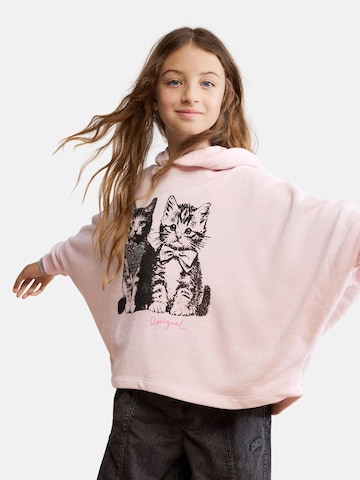 Desigual - Sudadera en rosa