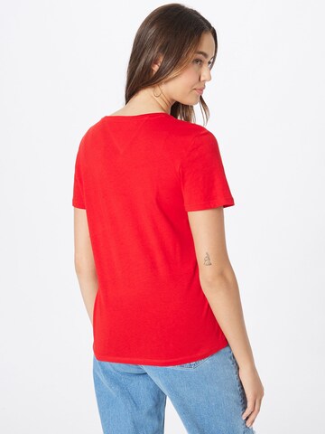 T-shirt Tommy Jeans en rouge