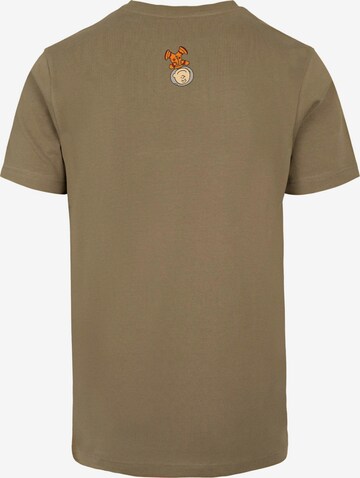 T-Shirt 'Peanuts - Charlie' Merchcode en beige