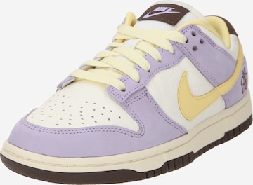 Baskets basses 'DUNK' Nike Sportswear en violet : devant