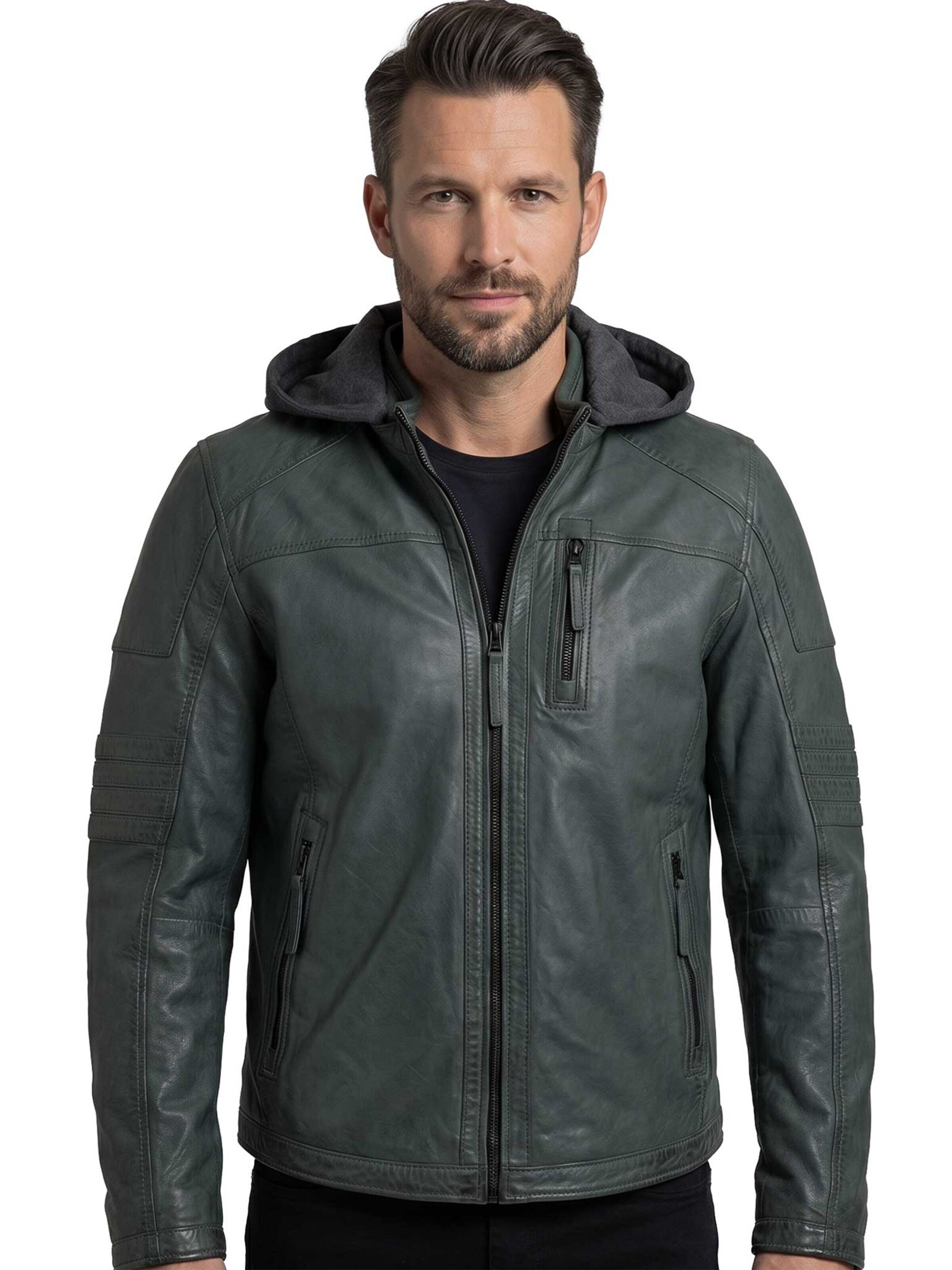 Jilani - Chaqueta de entretiempo 'Cody-3' en verde: frente