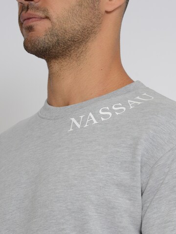 NASSAU Beach Club Sweatshirt 'NB231043' in Grey