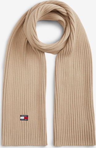 Tommy Jeans Schal 'HERITAGE' in Beige: Vorderseite