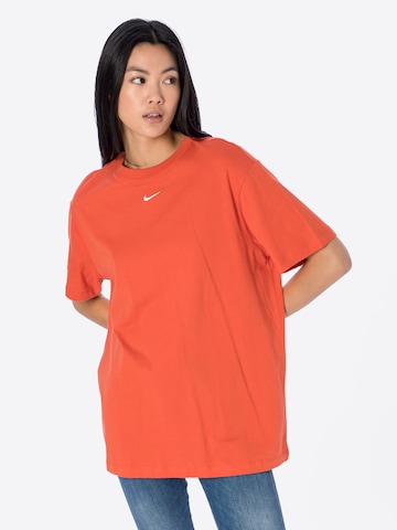oranžs Nike Sportswear T-Krekls: no priekšpuses