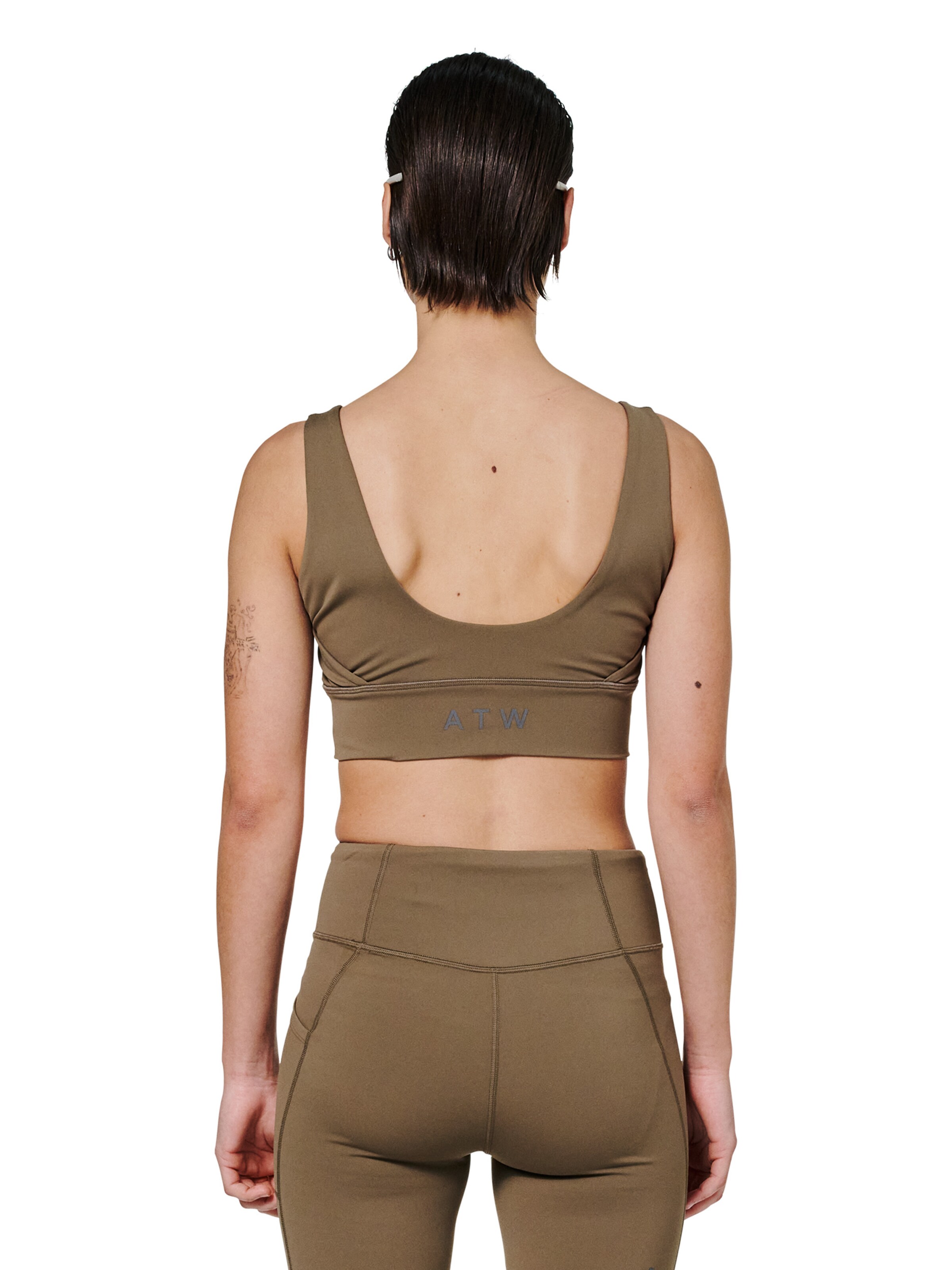 Bustier Haut de sport HALO en marron