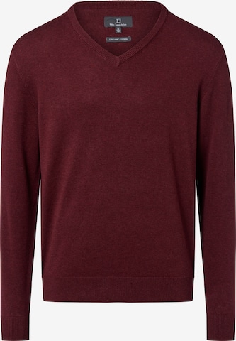 Pull-over Nils Sundström en rouge : devant