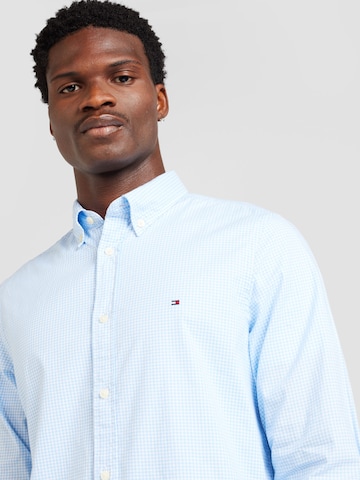 TOMMY HILFIGER Slim fit Button Up Shirt in Blue