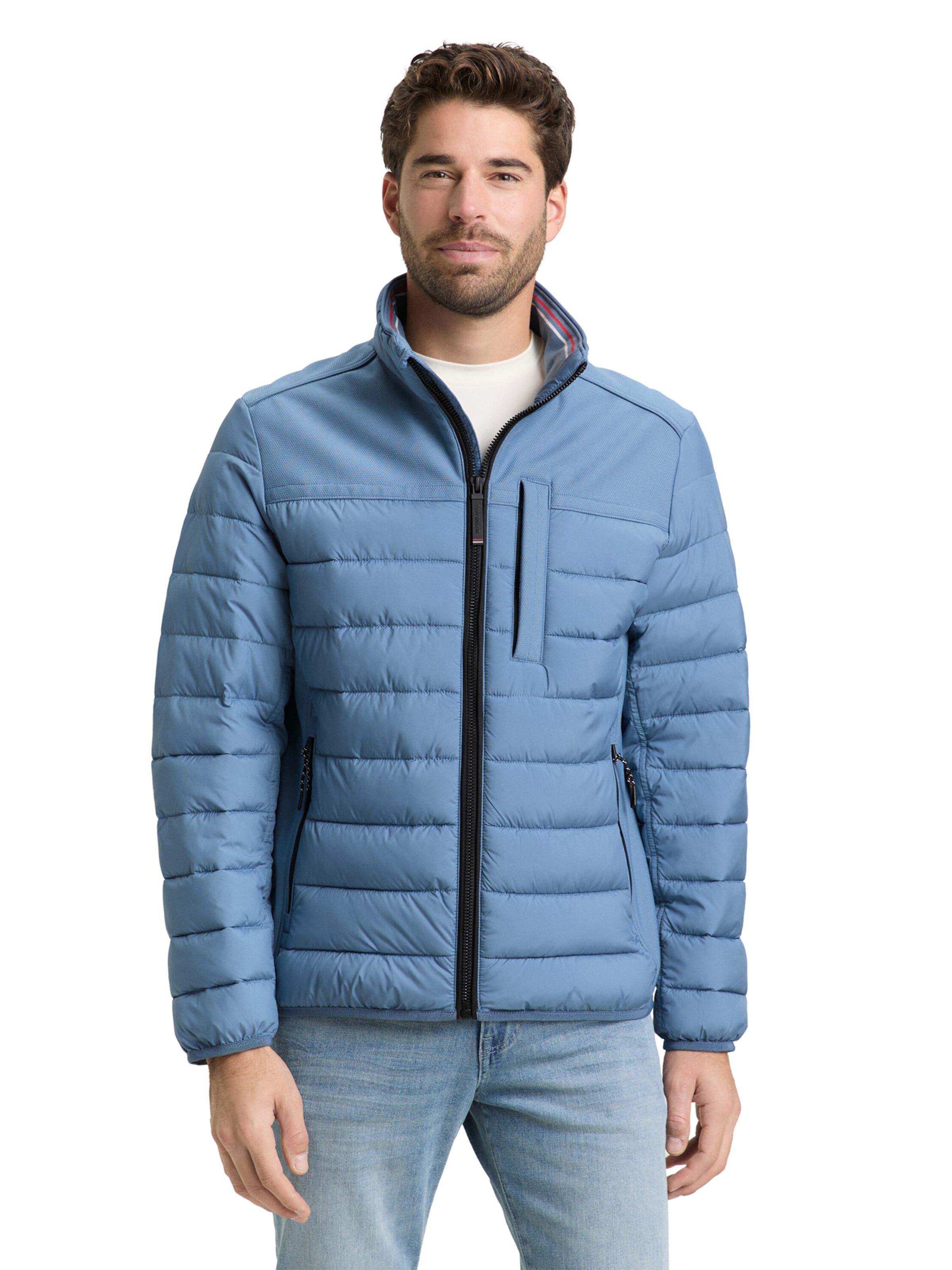 TOM TAILOR Between-Season Jacket in Blue: front