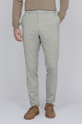 Regular Pantalon à plis 'Liam' Matinique en gris : devant