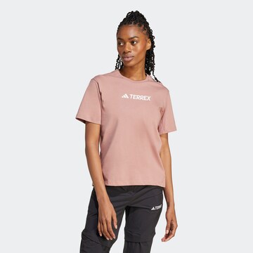 ADIDAS TERREX Performance Shirt in Purple: front