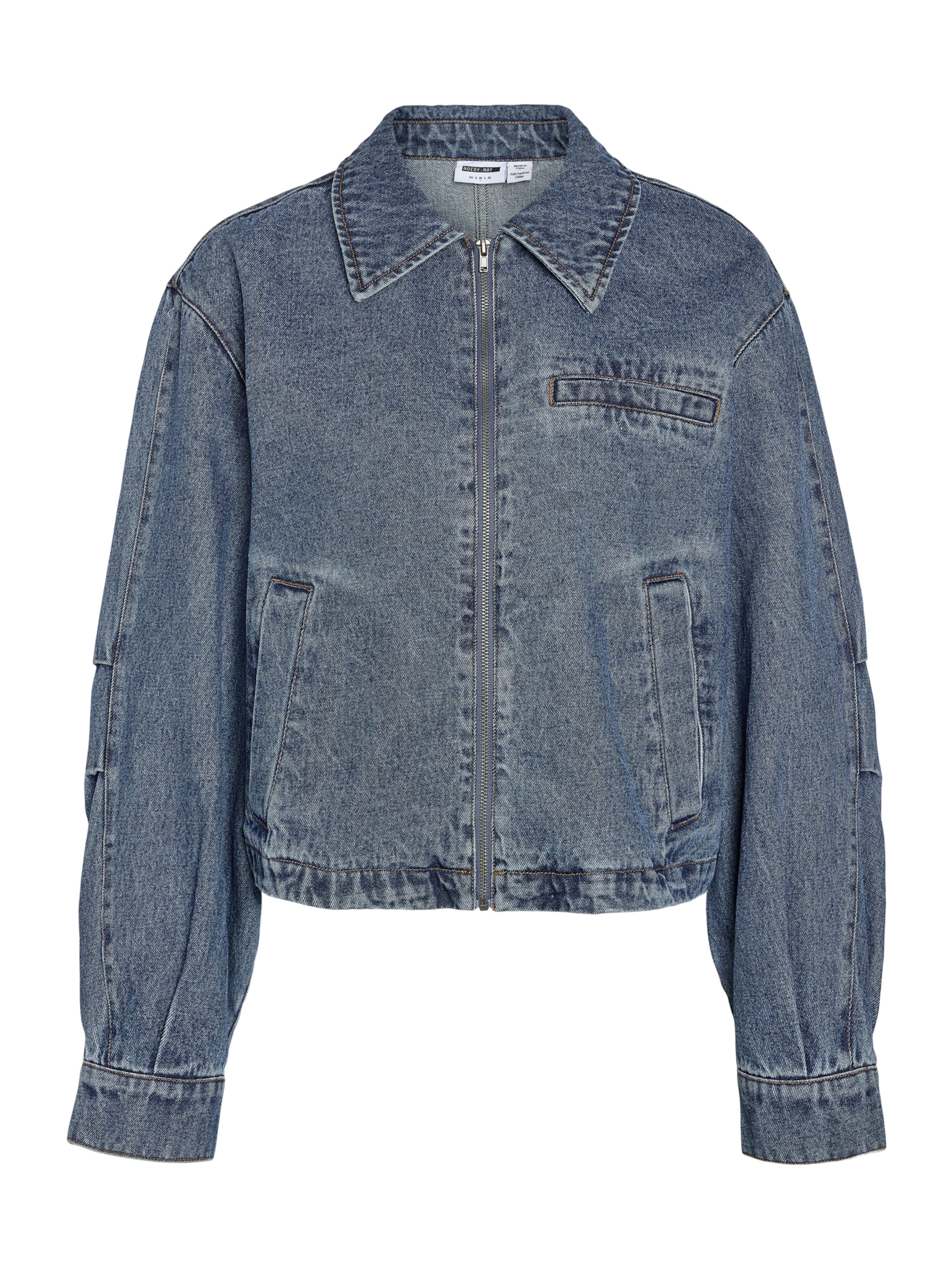 Noisy may Between-Season Jacket 'NMNola' in Blue: front