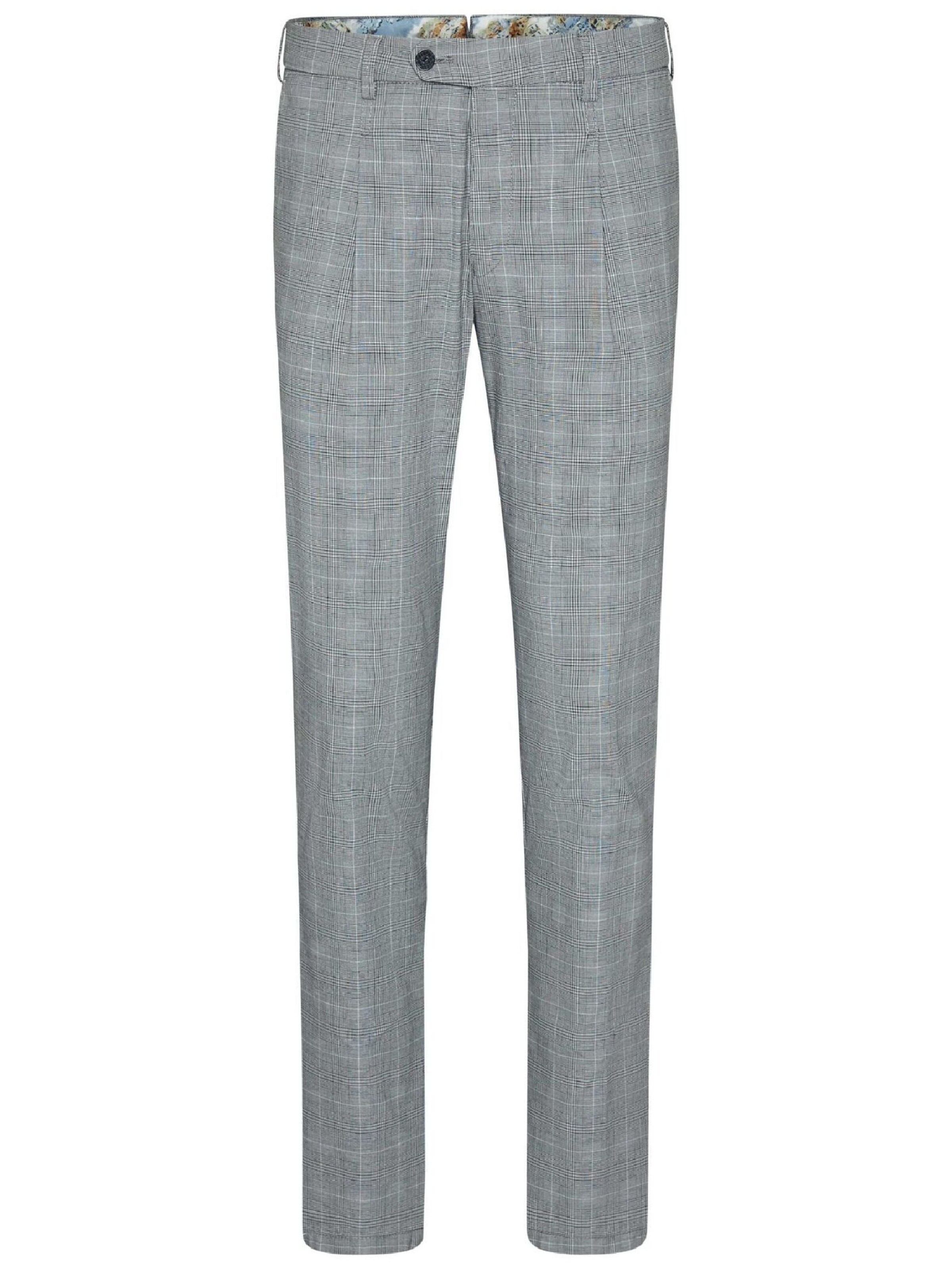 Effilé Pantalon à pince 'Leo' MMX Germany en gris : devant