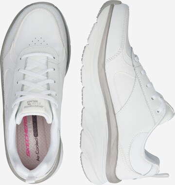 Sneaker low 'Lux Walker' de la SKECHERS pe alb