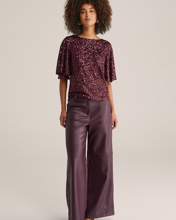 WE Fashion Футболка в Лиловый