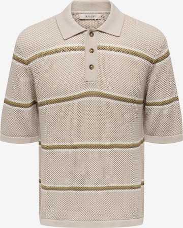 Only & Sons Kampsun 'ONSSEJR', värv hall: eest vaates