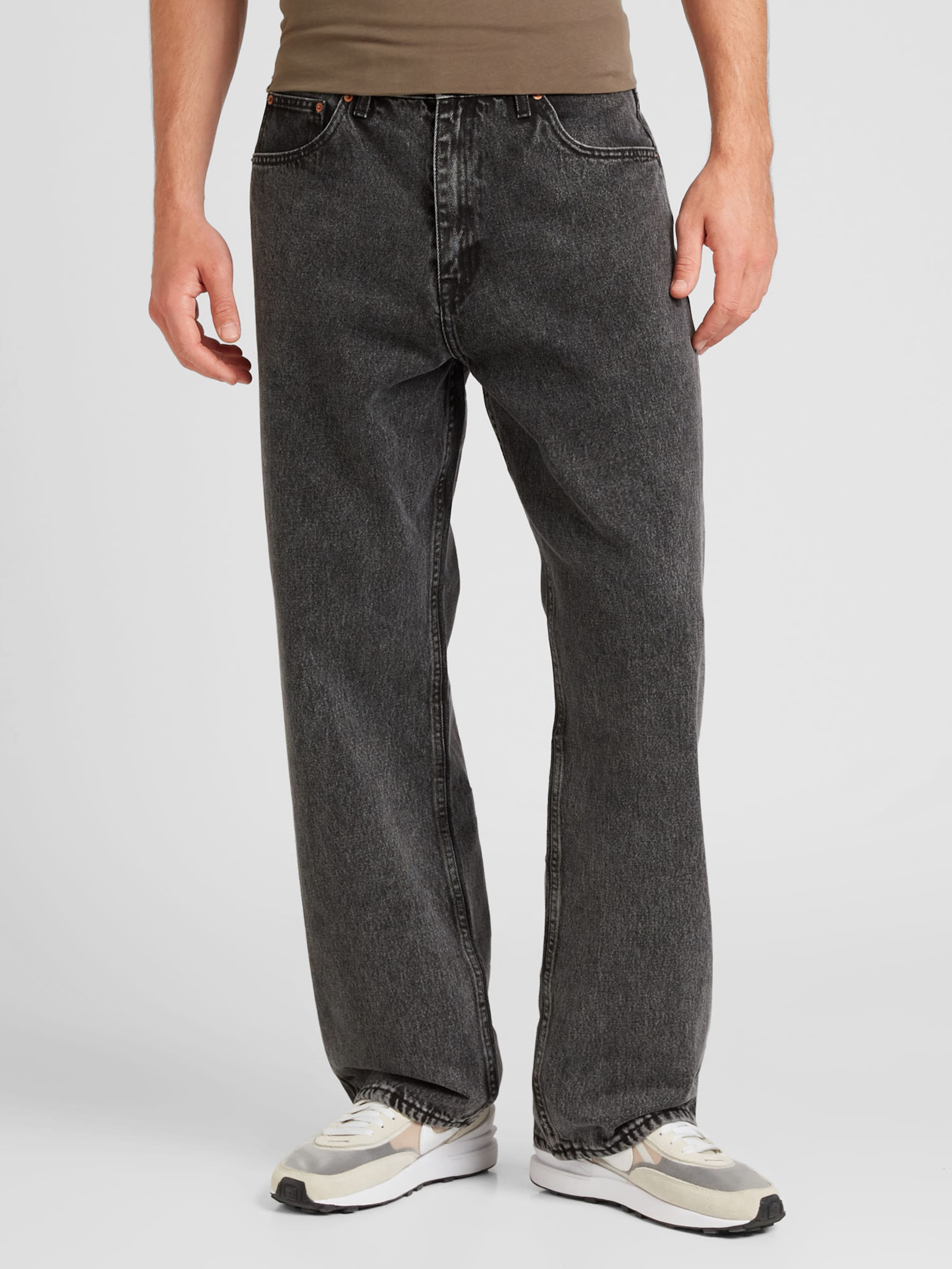 Dr. Denim Loose fit Jeans Omar in Black Denim ABOUT YOU