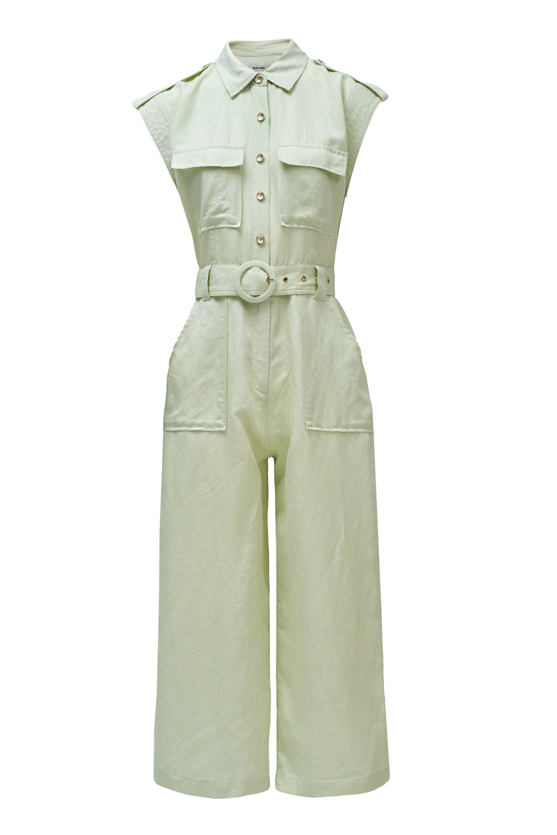 Salsa Jeans Jumpsuit in Green: front