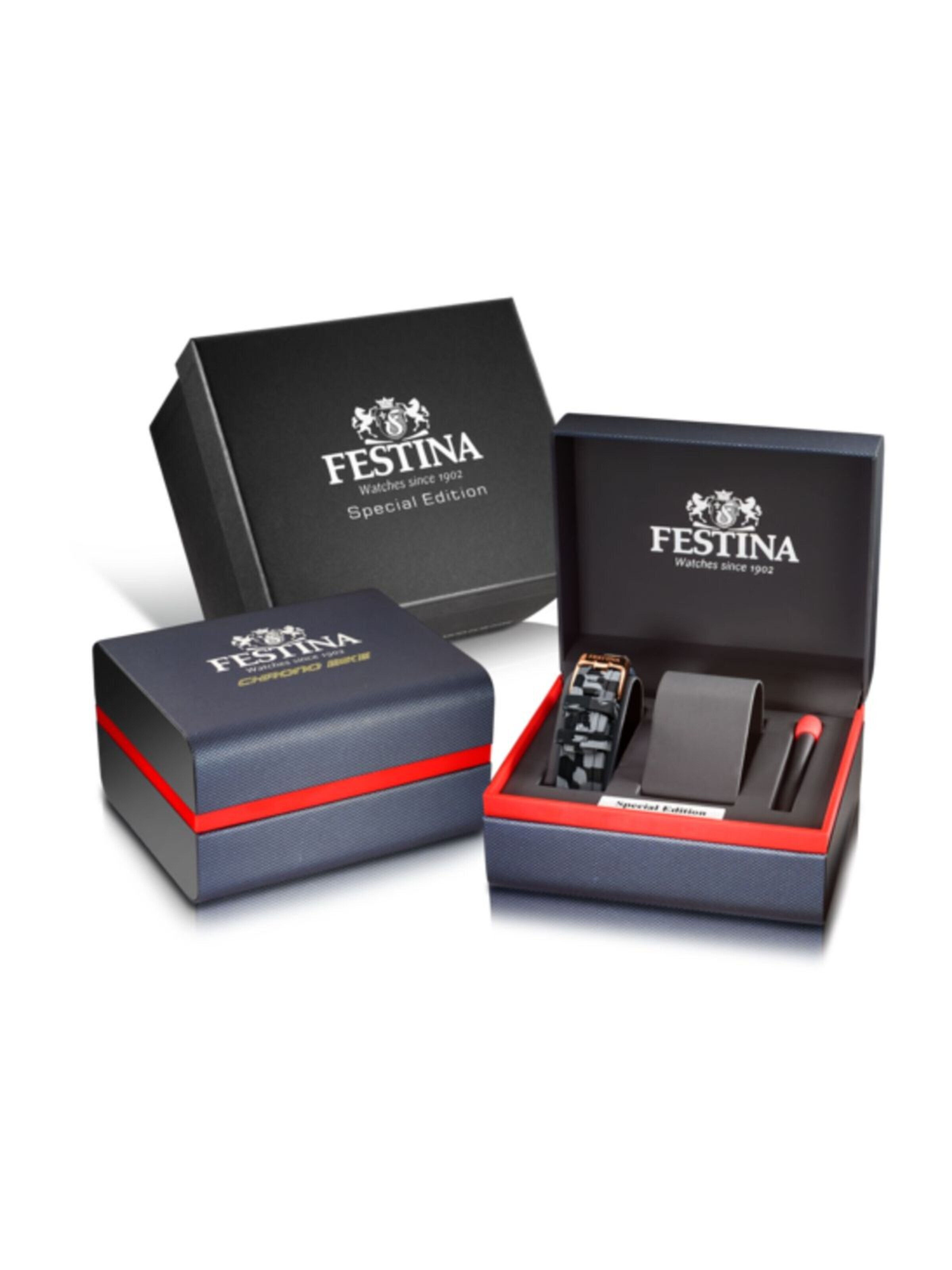 FESTINA Analogové hodinky 'Chronograph Special Edition' – černá