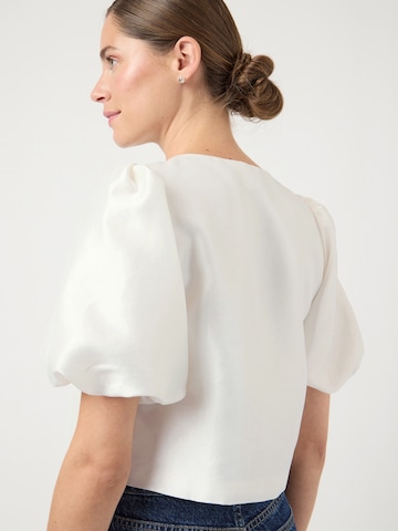 YAS - Blusa en beige