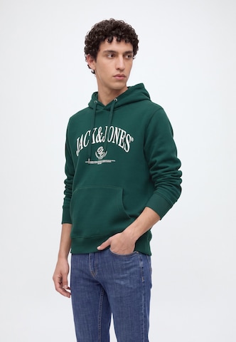 JACK & JONES Свитшот 'JORFREDERIKSBERG' в Зеленый