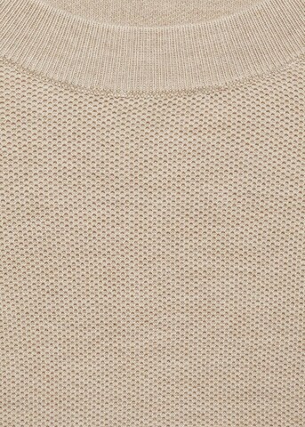 MANGO MAN Pullover 'Ten' in Beige