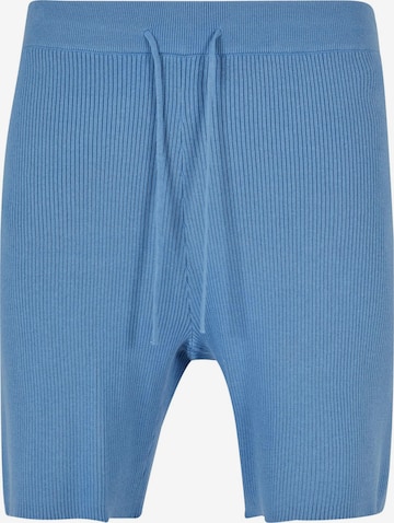 Urban Classics Regular Trousers in Blue: front