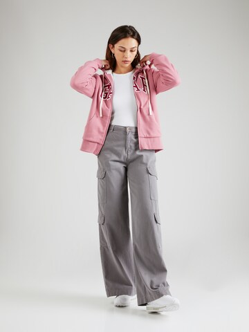 GAP Sweatjacke in Pink