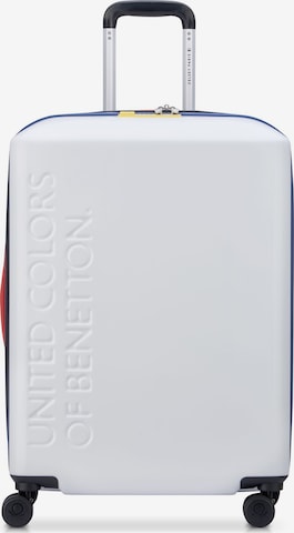 Valisette 'x United Colors of Benetton' Delsey Paris en blanc : devant