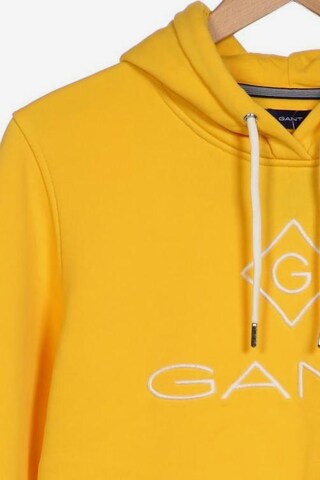 GANT Sweatshirt & Zip-Up Hoodie in M in Yellow