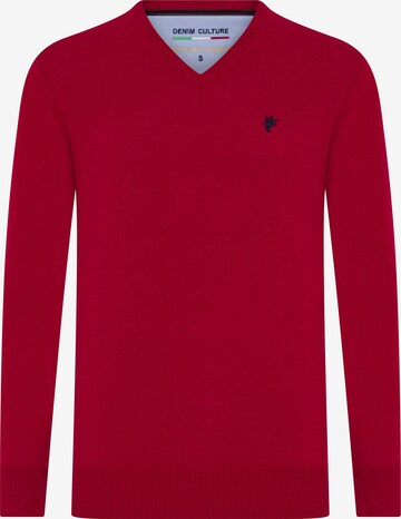 DENIM CULTURE Sweater 'Vincent' in Red: front