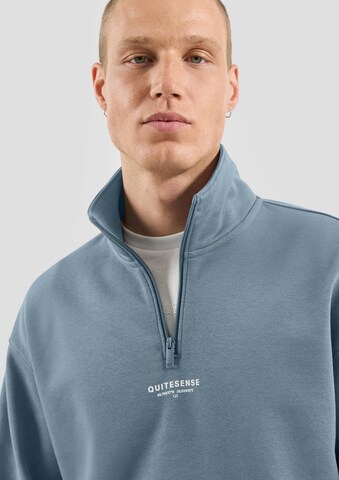 Sweat-shirt QS en bleu