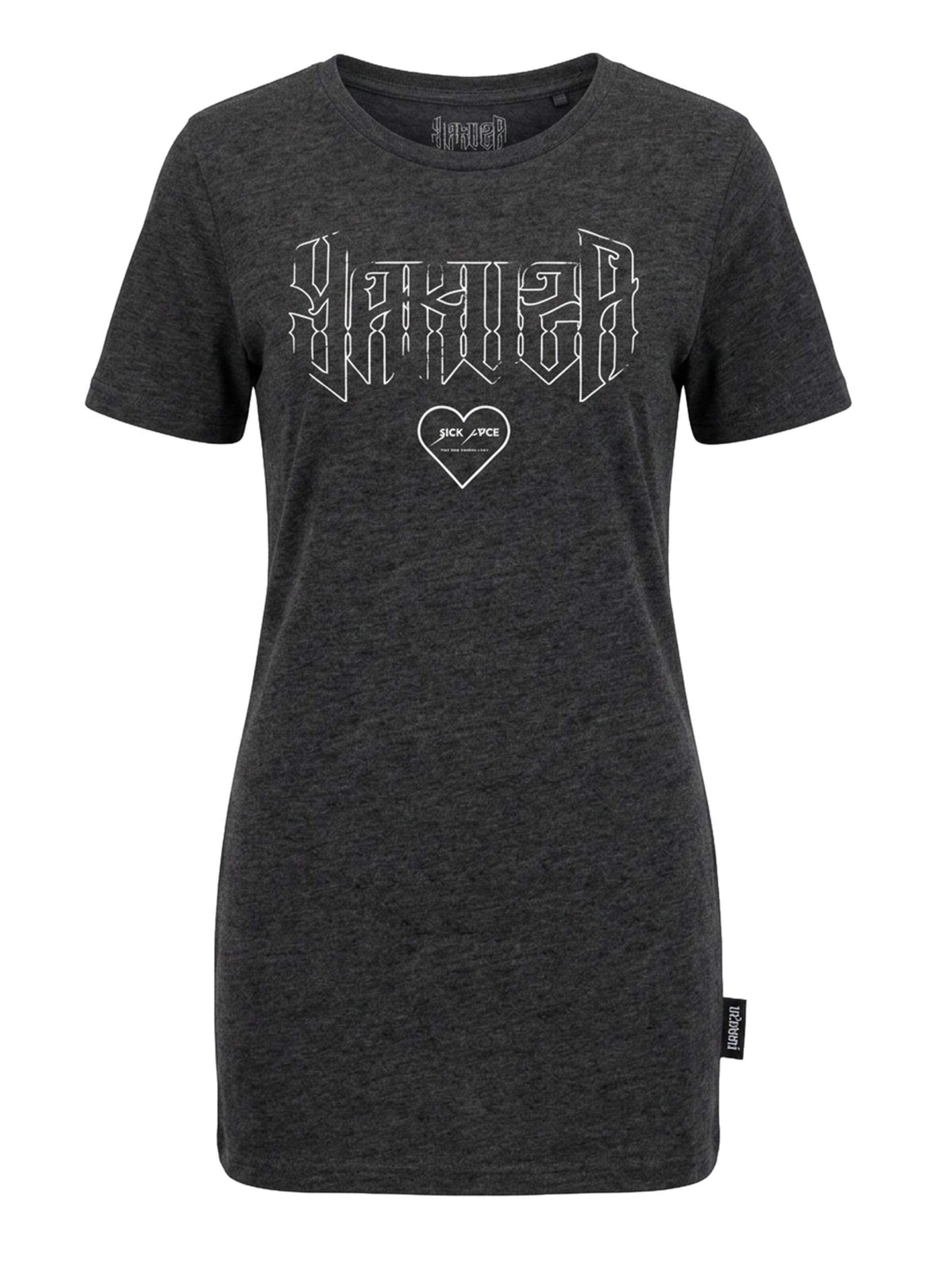 Yakuza Shirt Dress 'Winged' in Black: front