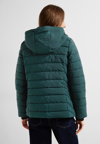CECIL Winter Jacket 'Melange' in Green