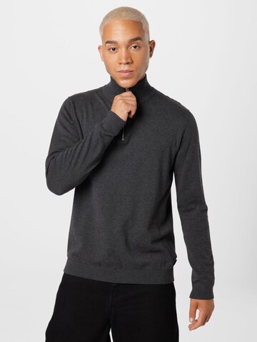 JACK & JONES Sweter w kolorze szary: przód