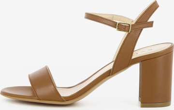 EVITA Strap Sandals in Brown