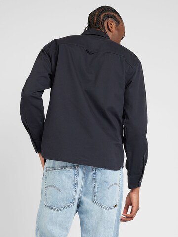 JACK & JONES Regular Fit Skjorte 'COLLECTIVE ZAC' i sort