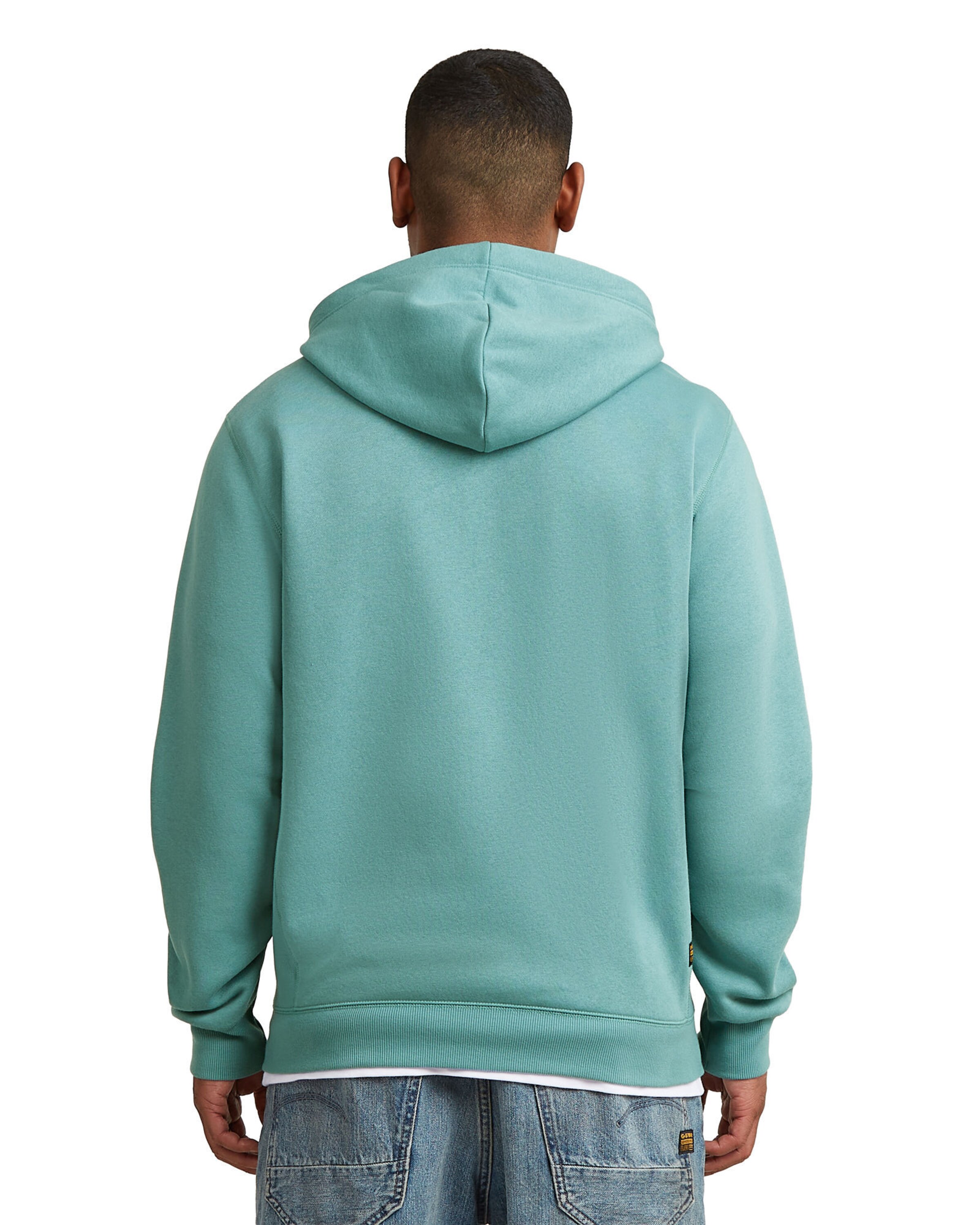 G-STAR Zip-Up Hoodie in Green