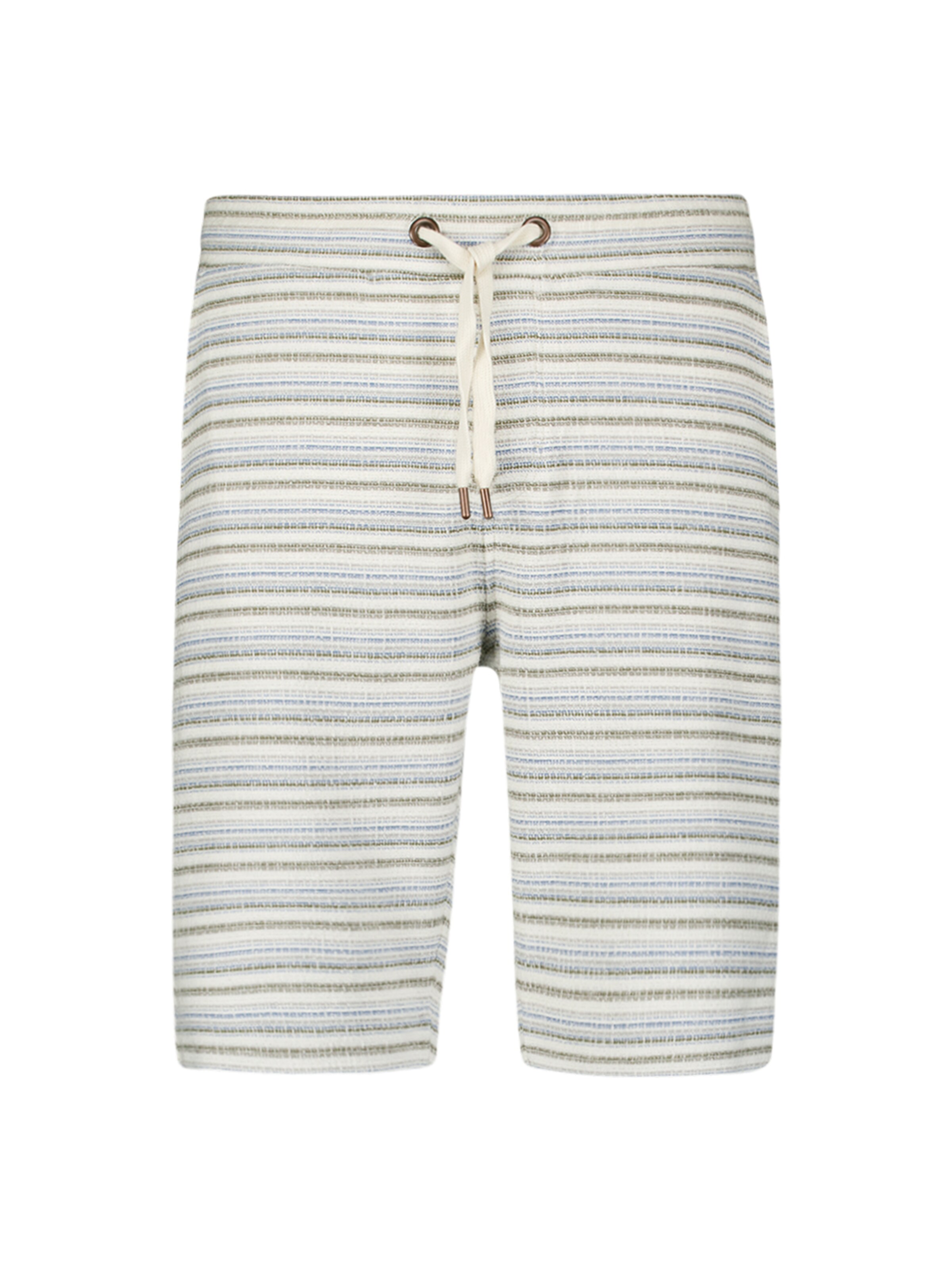 No Excess Regular Trousers in White: front