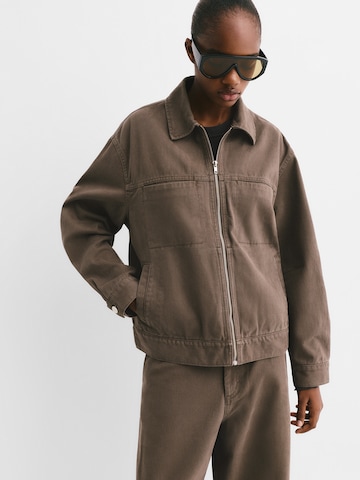 Pull&Bear Overgangsjakke i brun: forside