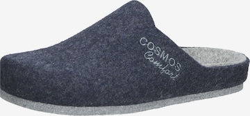 COSMOS COMFORT Slippers in Blue: front