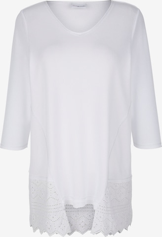 MIAMODA Sweater in White: front