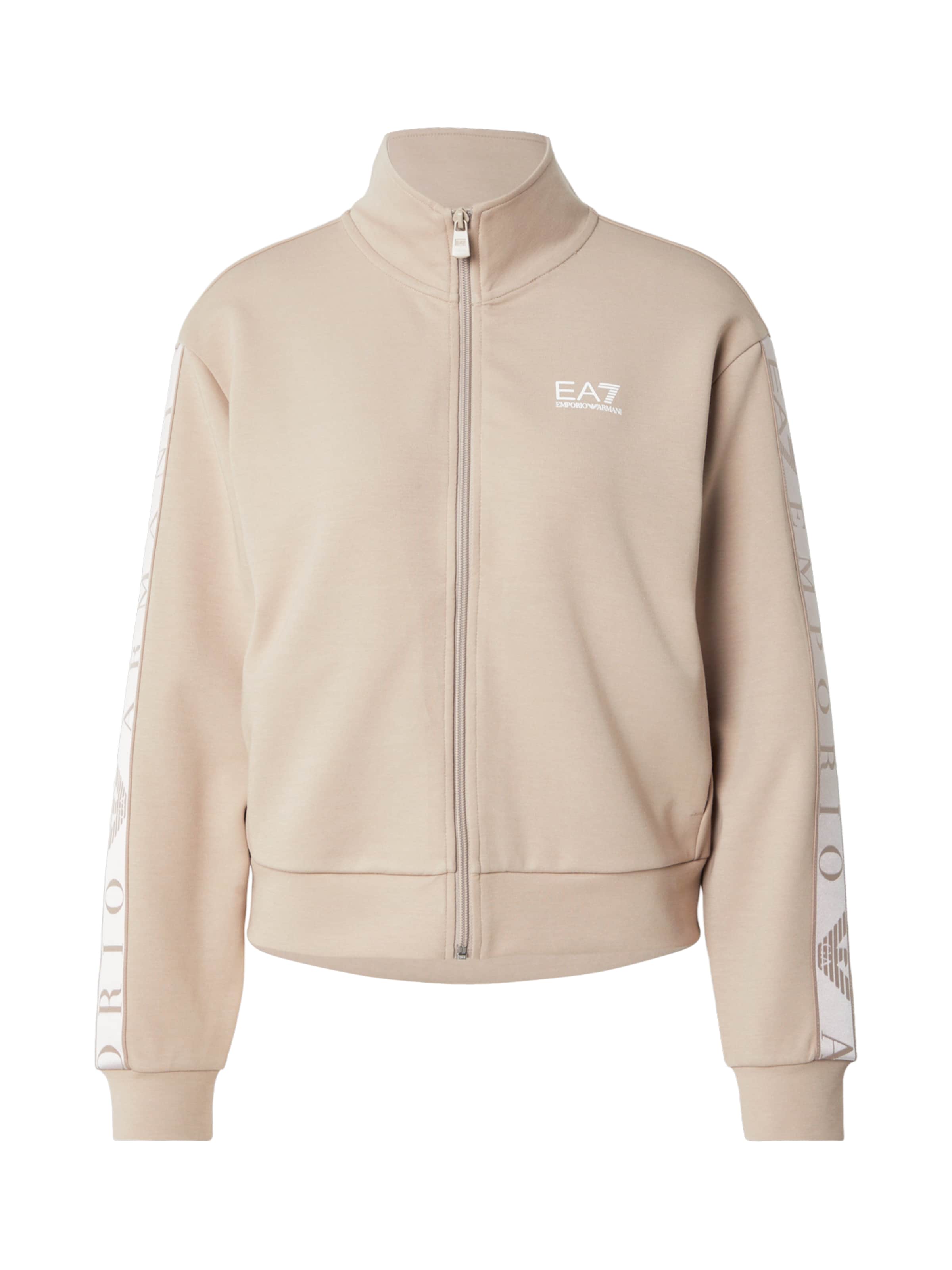 EA7 Emporio Armani Tréning dzseki - bézs: elől
