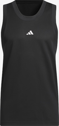 T-Shirt fonctionnel ADIDAS PERFORMANCE en noir : devant