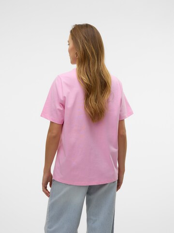 T-shirt 'VMKATRINE CATY' VERO MODA en rose