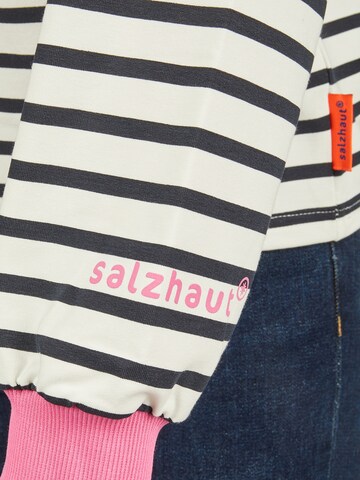 salzhaut Sweatshirt 'Unsebulk' in Wit