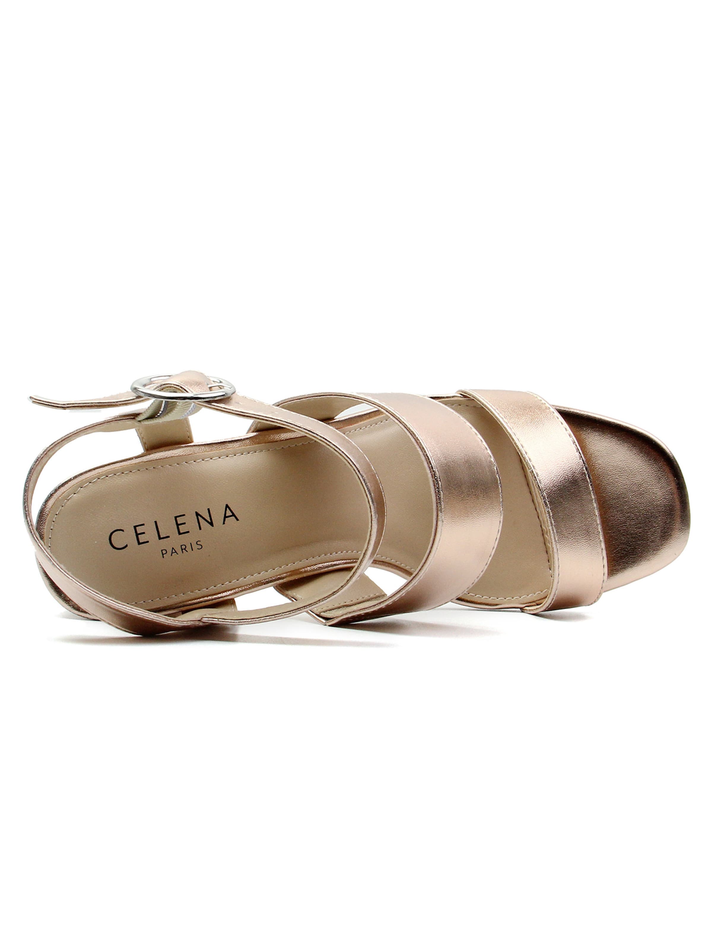 Celena Босоножки с ремешком 'Charlyn' в Золотой