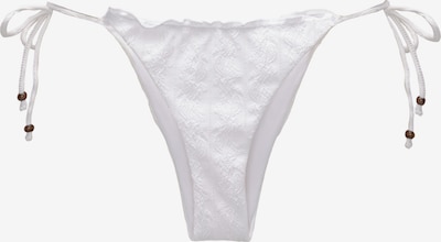 Slip costum de baie Pull&Bear pe alb, Vizualizare produs